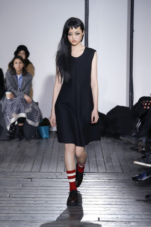 paintdeath:Jing Wen at Hache F/W 2014 NYthe ultimate fucking look