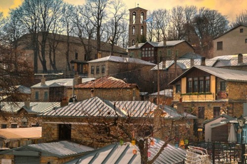Nymfaio is a picturesque traditional village of Greece and a very popular winter destination. B