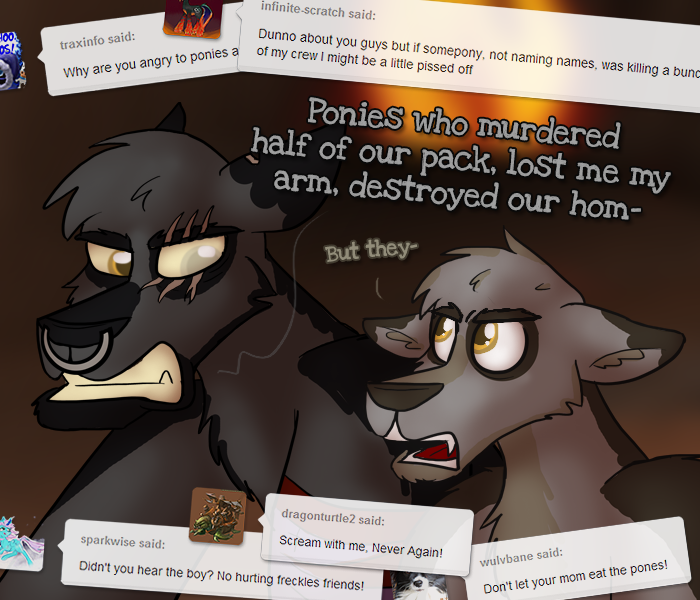 ask-king-sombra:  ask-king-sombra:  Oh, he mad.  ((Afternoon reblog!))  Awww fuck