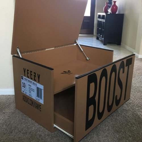 Giant Yeezy Boost 350 Inspired Shoe Organizer Where to buy and Price:    $400