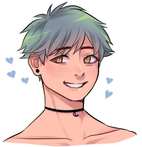 he’s leo and he likes chokers and dying his hair