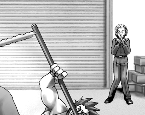 northerntrites:  replaying phoenix wright and i can’t believe i never noticed oldbag’s expression in the background of this pic before