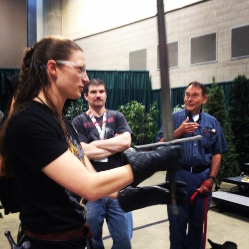 My workshop on &ldquo;the care of medieval swords&rdquo; transformed into &ldquo;the use