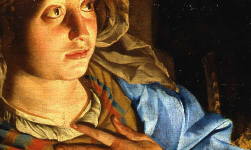 Matthias Stomer, The Annunciation (details), 17th century