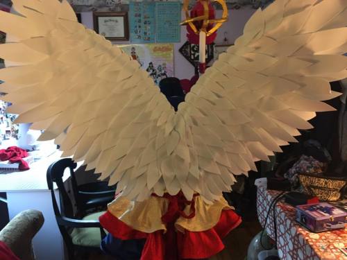 crystalseraphimcosplay: I DID IT!!! I am so excited for these wings! They are exactly how I imagined