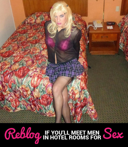 gscsstuff:whitesissyrapetoy: sissianni: whoreintocrossdresser: Yes I would and post a add on cl for 