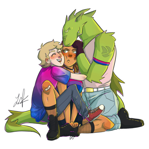 The horde kids are bi and poly and that’s just how it issupport me on ko-fi