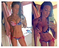 shelleysicfit:  HAPPY 4th of July!!!!  USA!!!!  AMERICA!!!  Follow me for more pics/fun/fitness/exercise/nutrition @shelleysicfit 