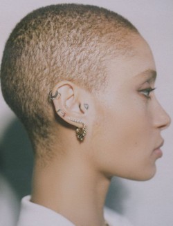 midnight-charm:  Adwoa Aboah photographed by  Emily Soto for Byrdie May 2018