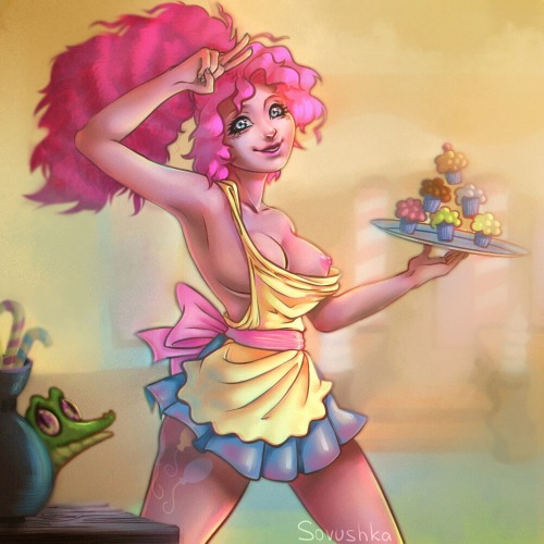 humanized-mane-six:Pinkie by Sovushka