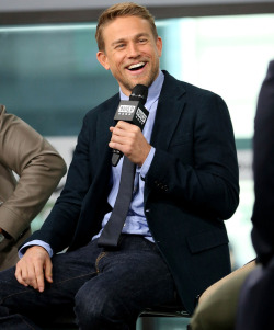 boyzoo: Charlie Hunnam at AOL Build to discuss “King Arthur: Legend of the Sword&quot;