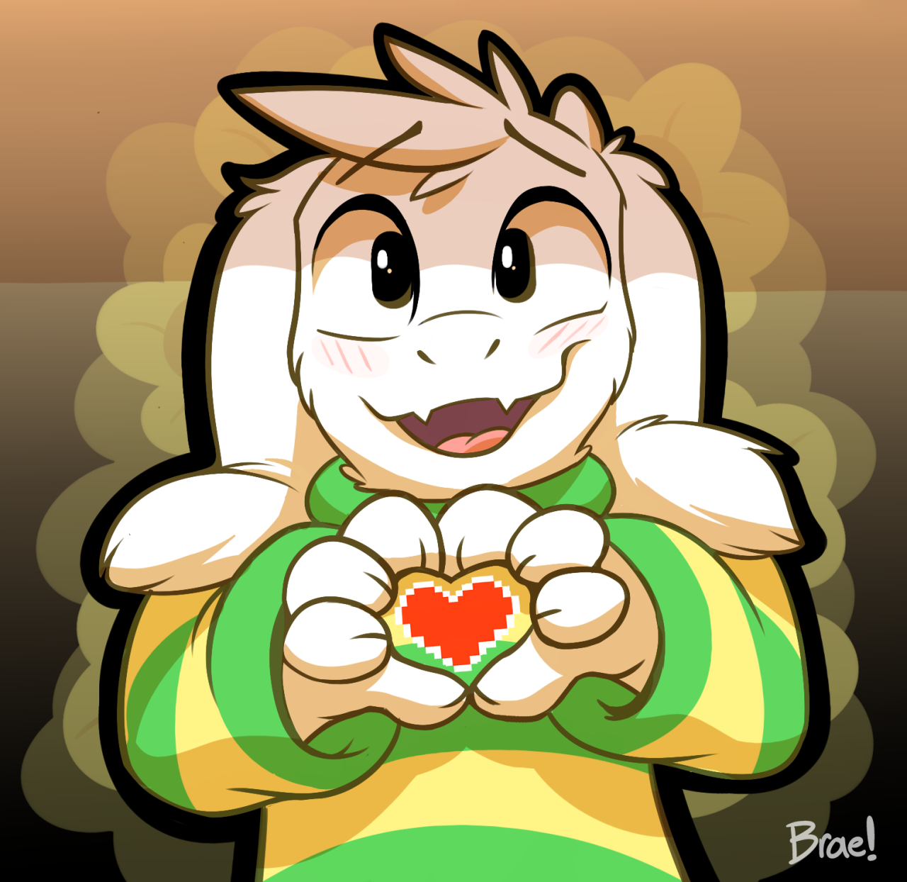 Two undertale designs i whipped up real quick before a recent con to put on buttons