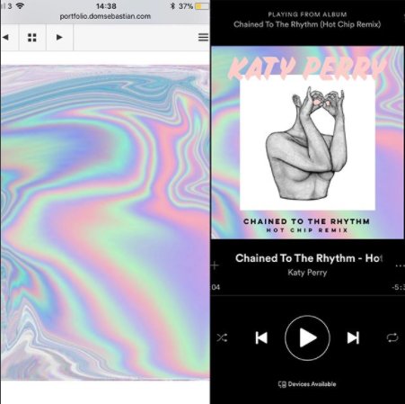squidpop:domsebastian:so.. Katy Perry has stolen my artwork and used it on her single cover - I was 