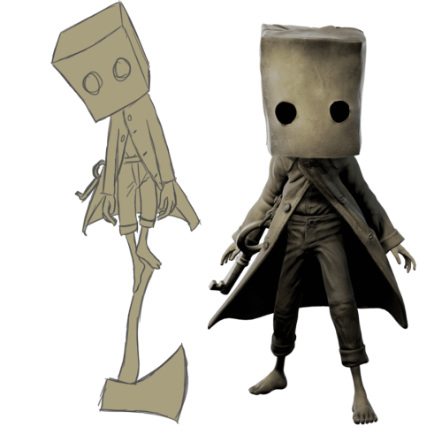 Identity V/Little Nightmares 2 Crossover? Except Mono Isnt Like A Hunter, Axe Boy Seems A Perfect Aesthetic