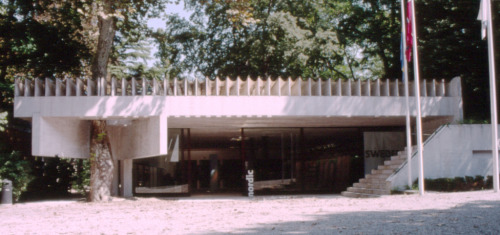 Sverre Fehn - Nordic Pavilion at the Venice Biennale. Venice, Italy. 1962The nordic pavilion on th