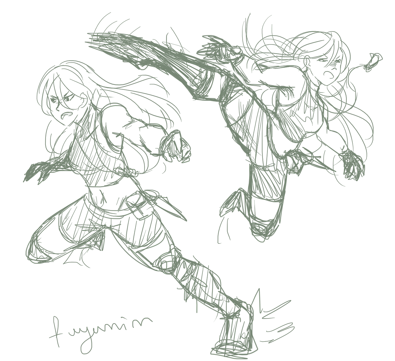 SKETCHING  Fighting Poses  YouTube