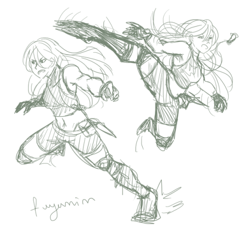 Anime Fighting Poses  Free Drawing References