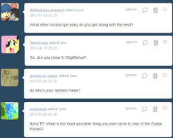 ask-leo-pony:  Leo: Sagittarius is other