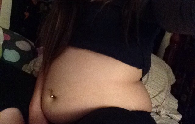 pizz4girl:  Feelin a lil pudgy today 🙊