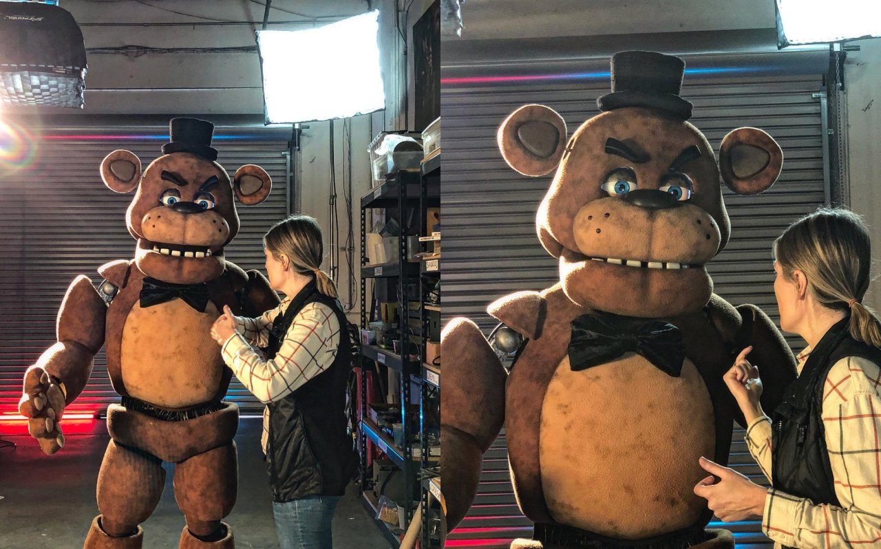 Behind the Scenes look at Shadow Freddy & Sparky from the FNAF