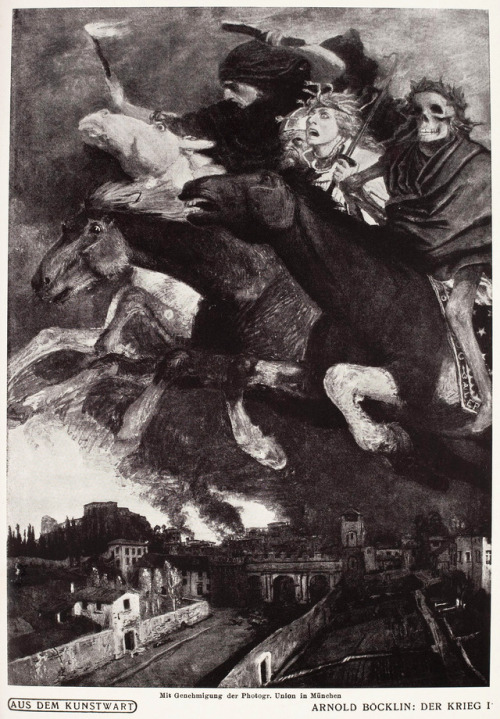 Arnold Böcklin (1827-1901), &lsquo;Der Krieg I&rsquo; (The War), &ldquo;Kunstwart und Kulturwart&rdq