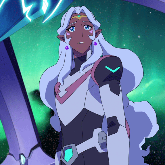 freeandshonenspirit: auxias: pink paladin allura + hair down  