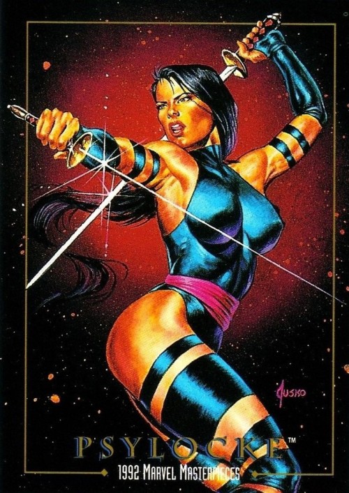 comicbooktradingcards:Character Spotlight | Psylocke | Part 2