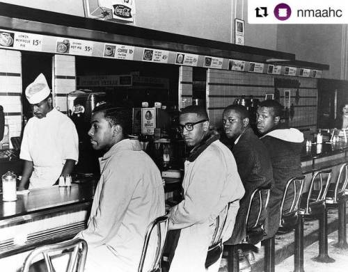 #Repost @nmaahc (@get_repost)・・・On February 1, 1960, four African American students—Ezell Blair Jr. 