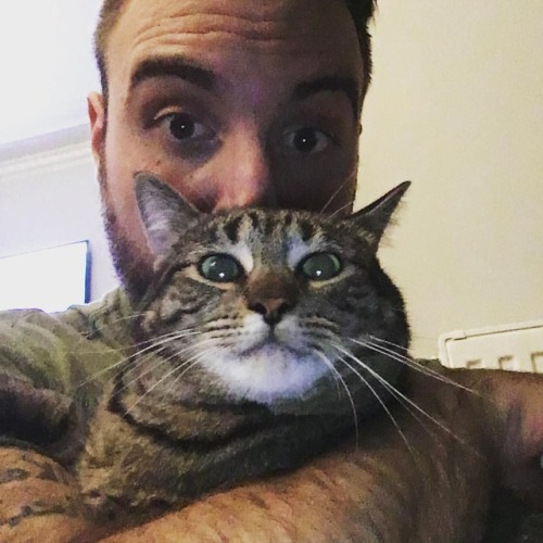 Me and the mean spirited one! #furbabies #mako #wednesday (at Troy, New York) www.instagram.