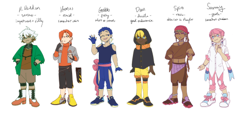 i made a Y team mainly because i wanted to draw more Gen VI gijinka… i’m still fleshing out d