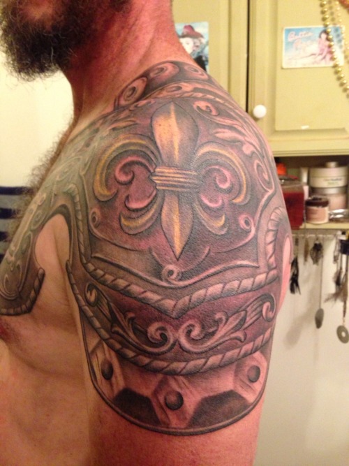 Nordic armor tattoo