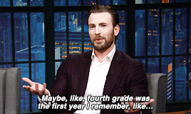 dailychrisevans:Chris Evans on crying a lot as a kid