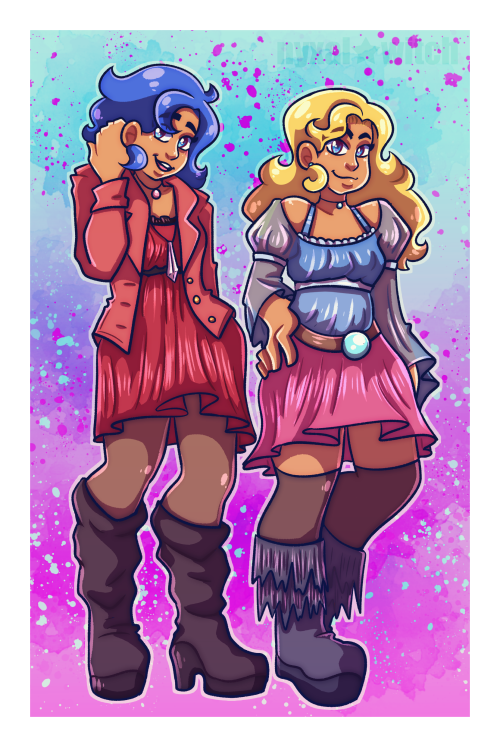 i realized i haven&rsquo;t uploaded any art yet this year&hellip;so uh. Here, have some Stardew Sist