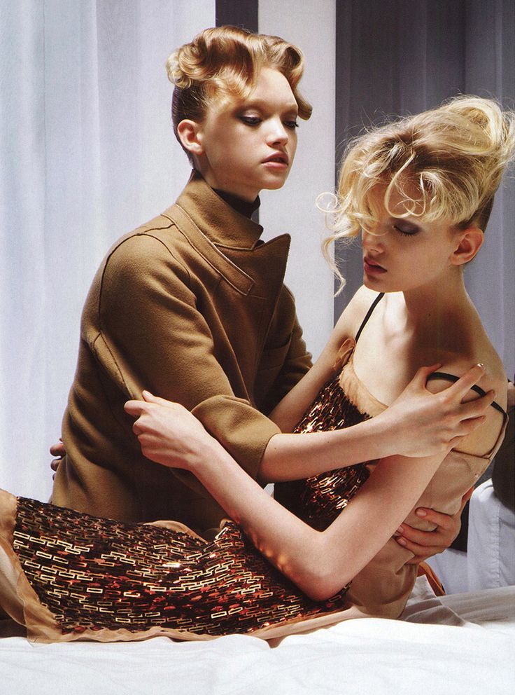 maryjopeace:  MARIO SORRENTI | GEMMA WARD AND LILY DONALDSON | VOGUE ITALIA | OCTOBER