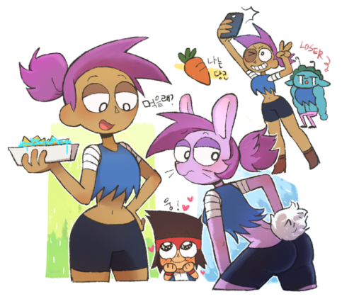 icyclay: 끝까지 싸워~ 넌 나의친구~ 히어로 탄생! Shannon and Enid <3 <3 <3
