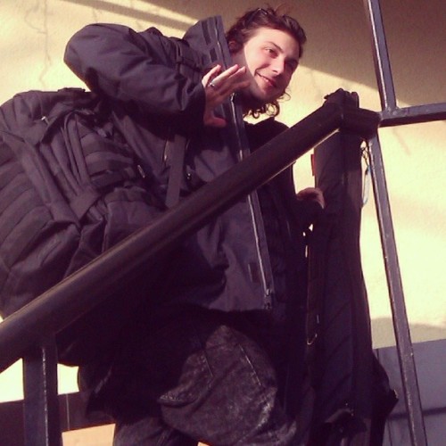 callmeblake: From Instagram:  lentcovskaya Френк Аэро передает всем большооой привет! #myc
