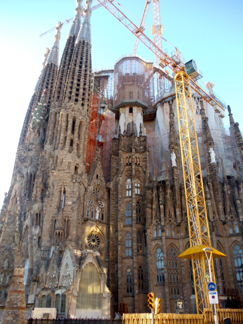 Templo de la Sagrada Familia, Barcelona, Catalonia, Spain.