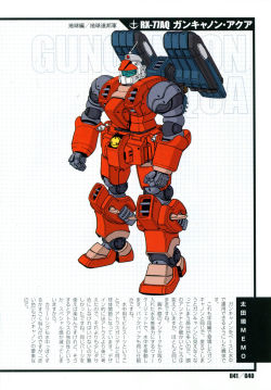 Mobile Suit Gundam Thunderbolt - MS Illustration