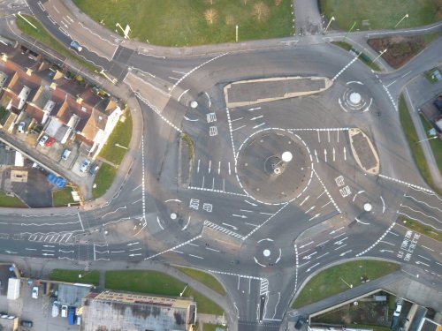 woggywoowoo:  woggywoowoo:  battyponymonfan:  natawhat:  hrafnsvaengr:  If you ever feel you’re good at driving, just remember that this exists. A roundabout. Made of roundabouts.  This is what Yes warned us about.  Someone please draw lines showing