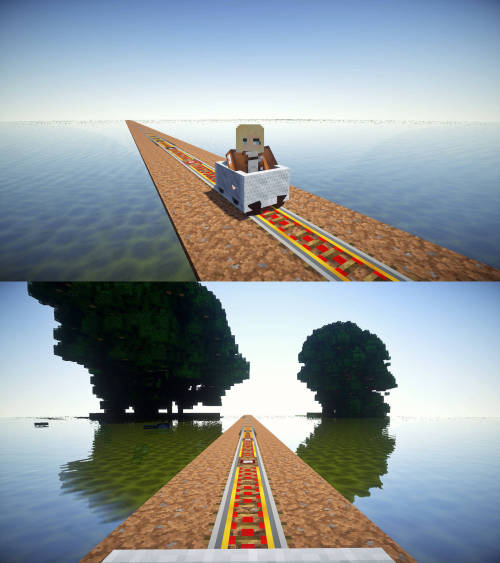 amberlyn-white:  vujon:  spirited away in minecraft, dont look back  You didn’t. 