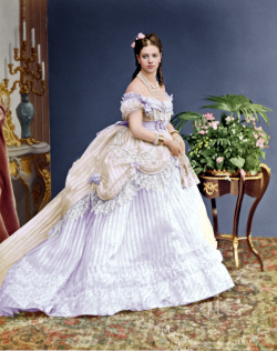 empress-alexandra:  Empress Maria Feodorovna of Russia, ca. 1869. 
