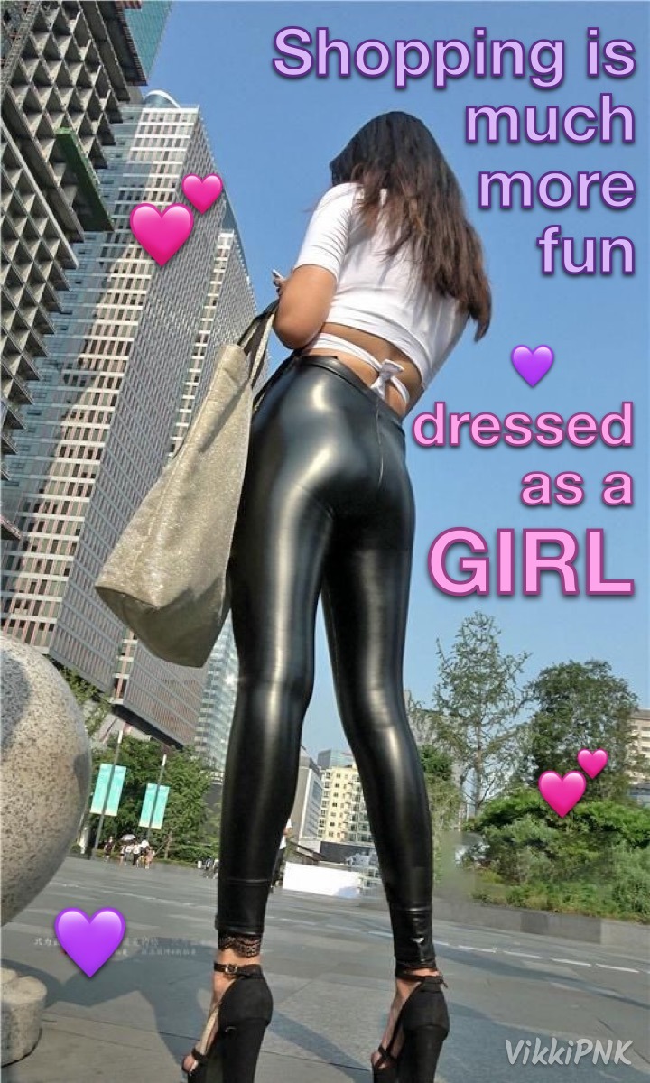 Porn Pics vikkipnkcaptions:💜Original sissy captions