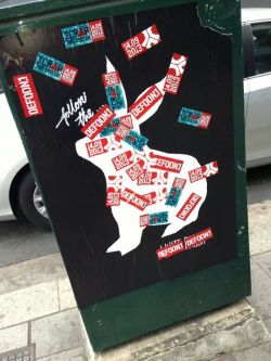 edm-thc-lsd-xtc:  misz-hardstylesz:  Defqon sticker bomb in sydney  Actually stole 20 of these before defqon and trashed my phone and mixer with them 