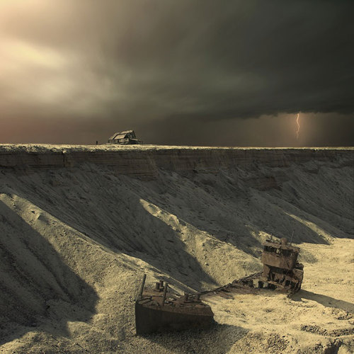 mayahan:  Visions of post-apocalyptic worlds by Polish artist Michal Karcz