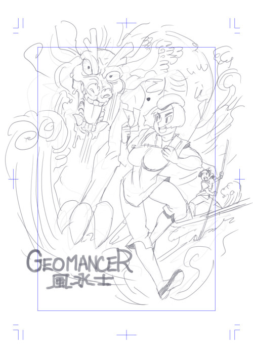 2021FEB09 “The Geomancer” character conceptI have been making some drawings relating to this particu