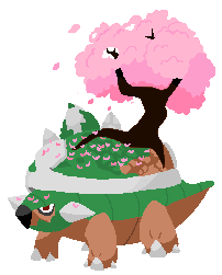 sammthehuman:  cherry blossom tree torterra