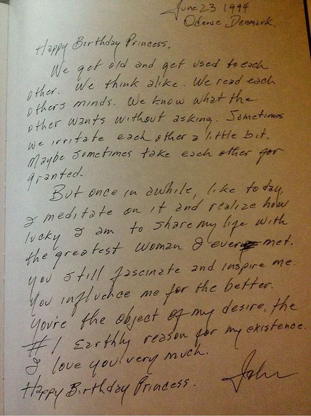 obsessiveandaddictive:  a letter from johnny cash to his wife june on her birthday, 26 years into their marriage. #crying  ✨❤️❤️❤️