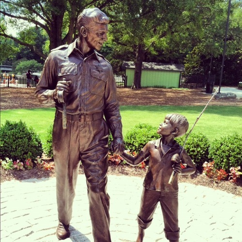 The Retrologist • Remembering Andy Griffith: A statue in Raleigh,...