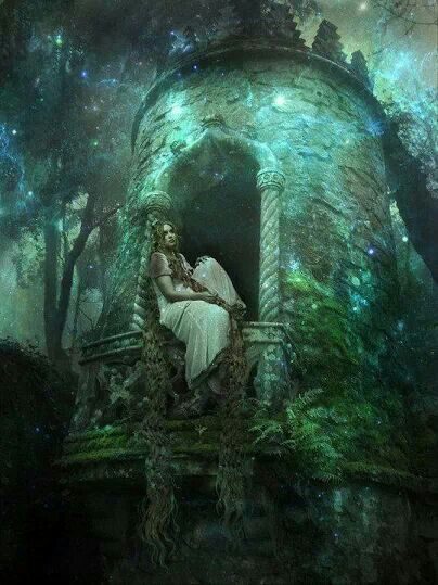 phoenix-warrior:  failedfairy:  Rapunzel sitting in tower window.  *~A World of Pure