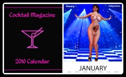 futarika:  Hey :D I just had to post this sorry all but I got my copy of the calendar a little late but I was super happy once I did you all have to check it out online~&lt;3 just log on Second-life and pick up your Cocktail-Magazine 2016 Calendar TODAY~!